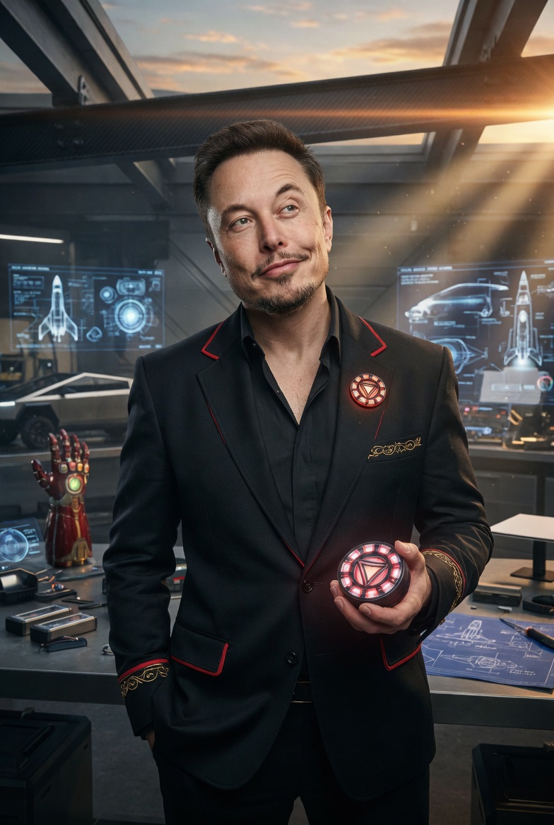 rising_cyrus's tweet image. Elon Stark is here.

The future just got a lot more stylish. 🔥🦾

#ElonMusk #TonyStark #IronMan #ElonStark #Meme
@elonmusk @grok @xai