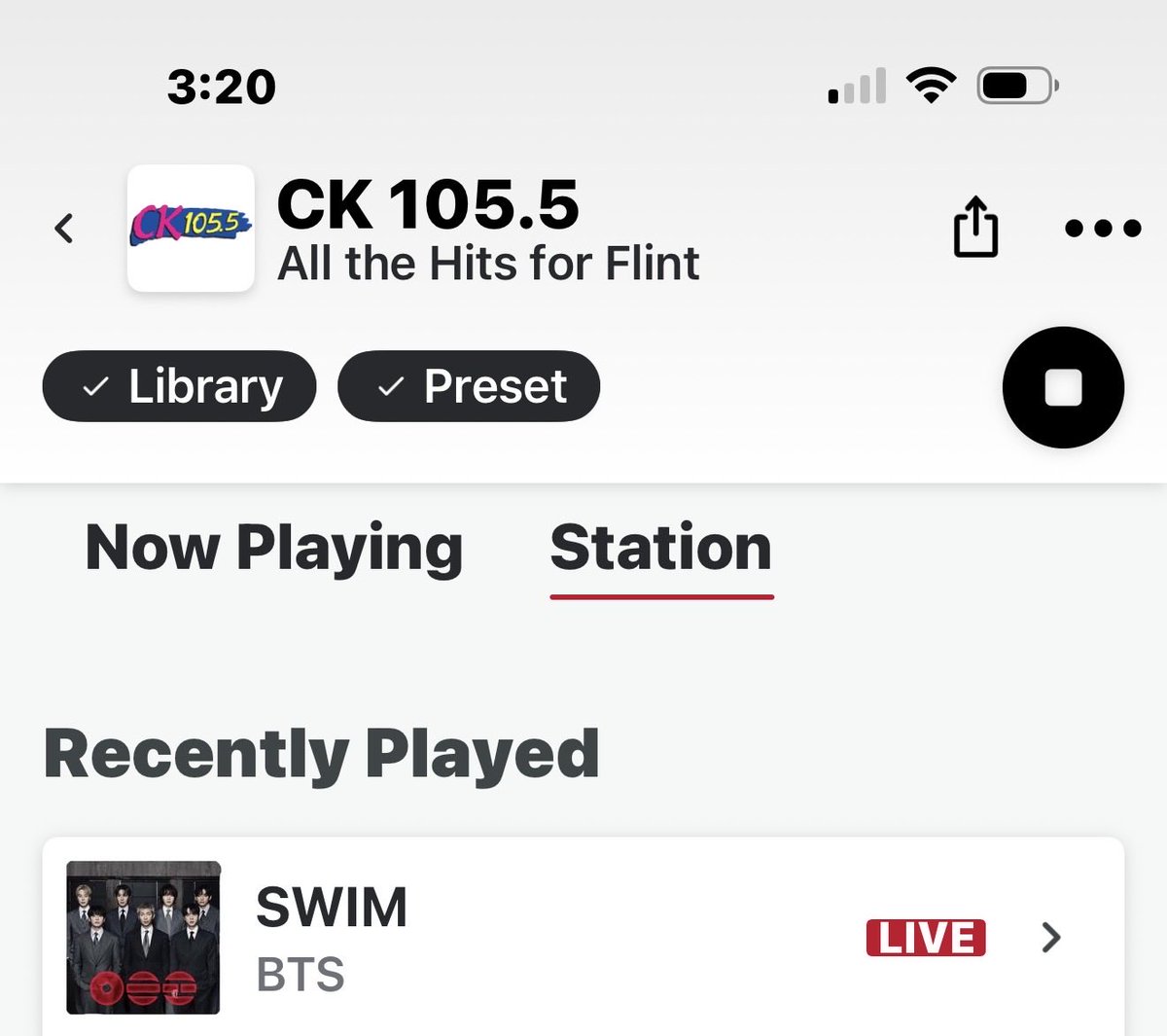 goreigo's tweet image. Woot🙌🙌. Thank you @ck1055 for playing #Swim by @BTS_twt 🙌🙌🙏😘💜💜💜💜💜💜💜