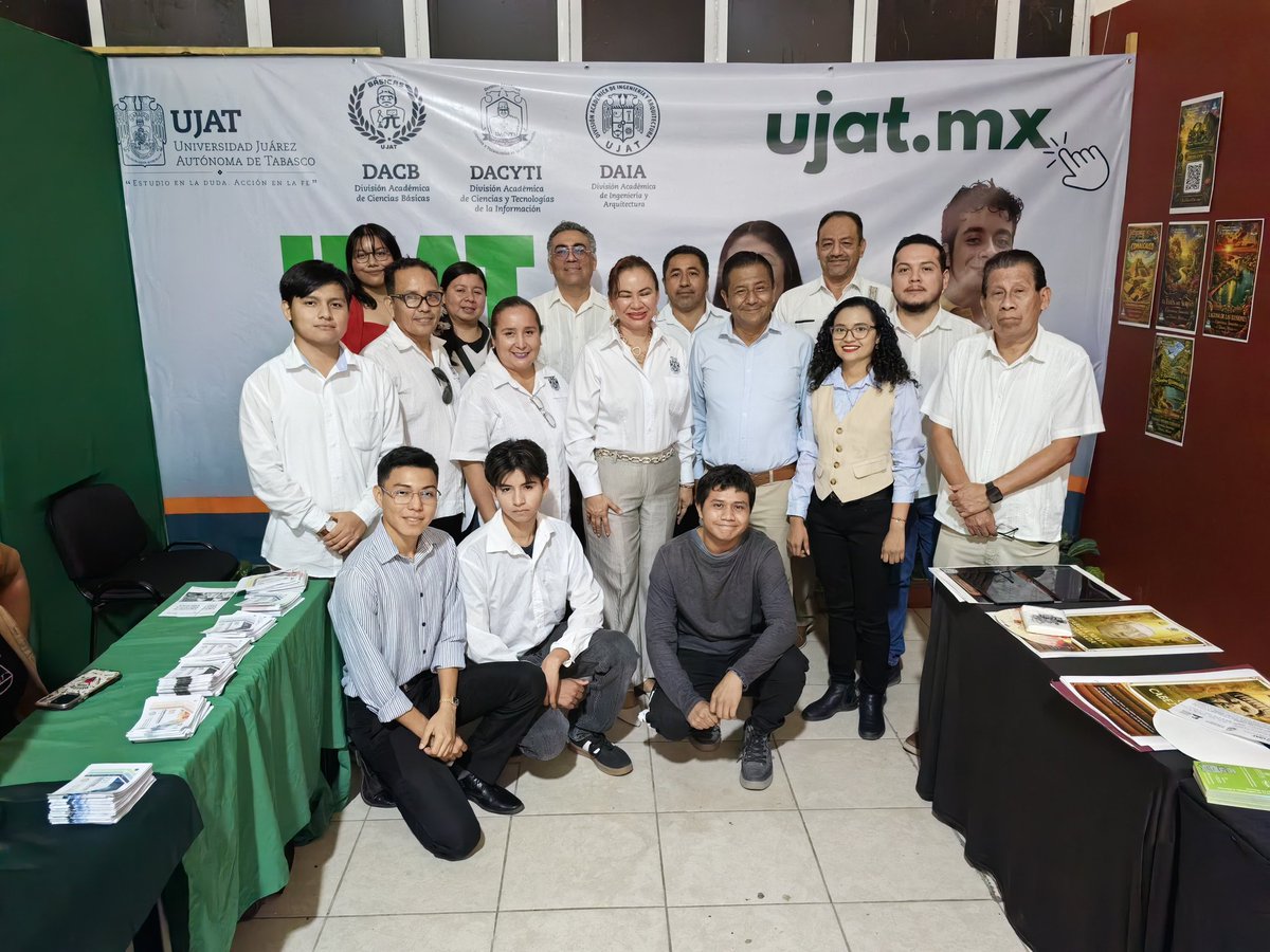 UJAT_DACYTI's tweet image. 2/2 🎓 Estudiantes de la #DACYTI destacaron con modelos 3D de Tapijulapa y Comalcalco, además del proyecto sustentable APP Ruta 3R. Se lograron vínculos con alcaldesas y legisladores para trabajar pronto en pro de Tabasco. #Cunduacán2026 #Innovación #DACYTI.q3r. 0