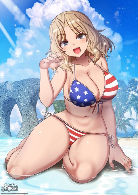 せっかくなので、星条旗バージョンもオマケです! Since we're at it, here's a Stars and Stripes version as a bonus!