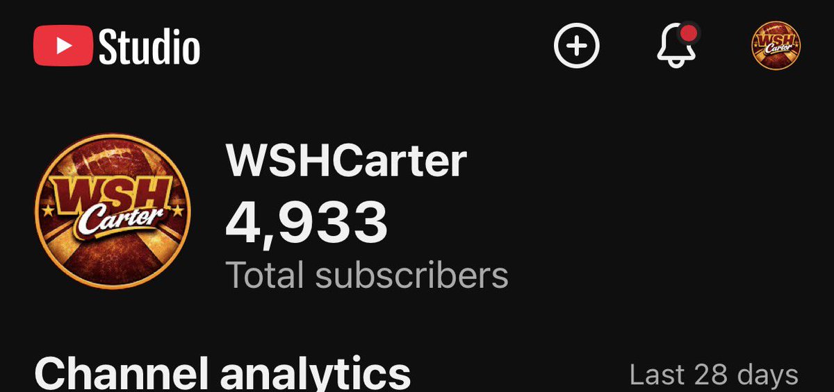 WSHCarter's tweet image. SO CLOSE, make sure yall subscribe to my YouTube channel to help me reach 5k 🙏

youtube.com/@wshcarter?si=…