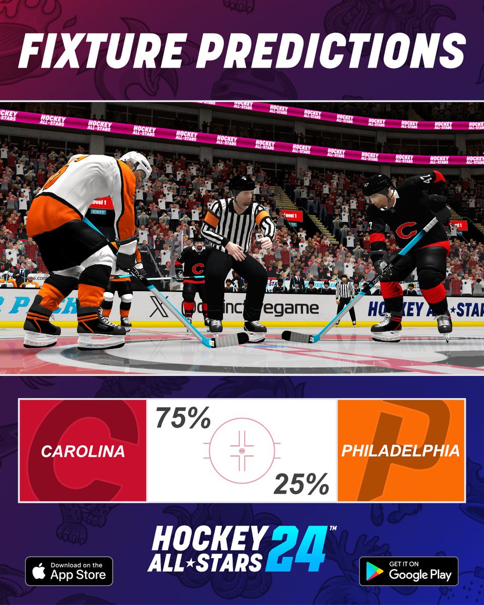 DistinctiveGame's tweet image. Carolina vs Philadelphia… yeah we’re past the easy part now 😭🔥
Everything matters from here.
Download Hockey All Stars 24 and take over 🏒📲
#Hockey #HockeyAllStars24 #IceHockey