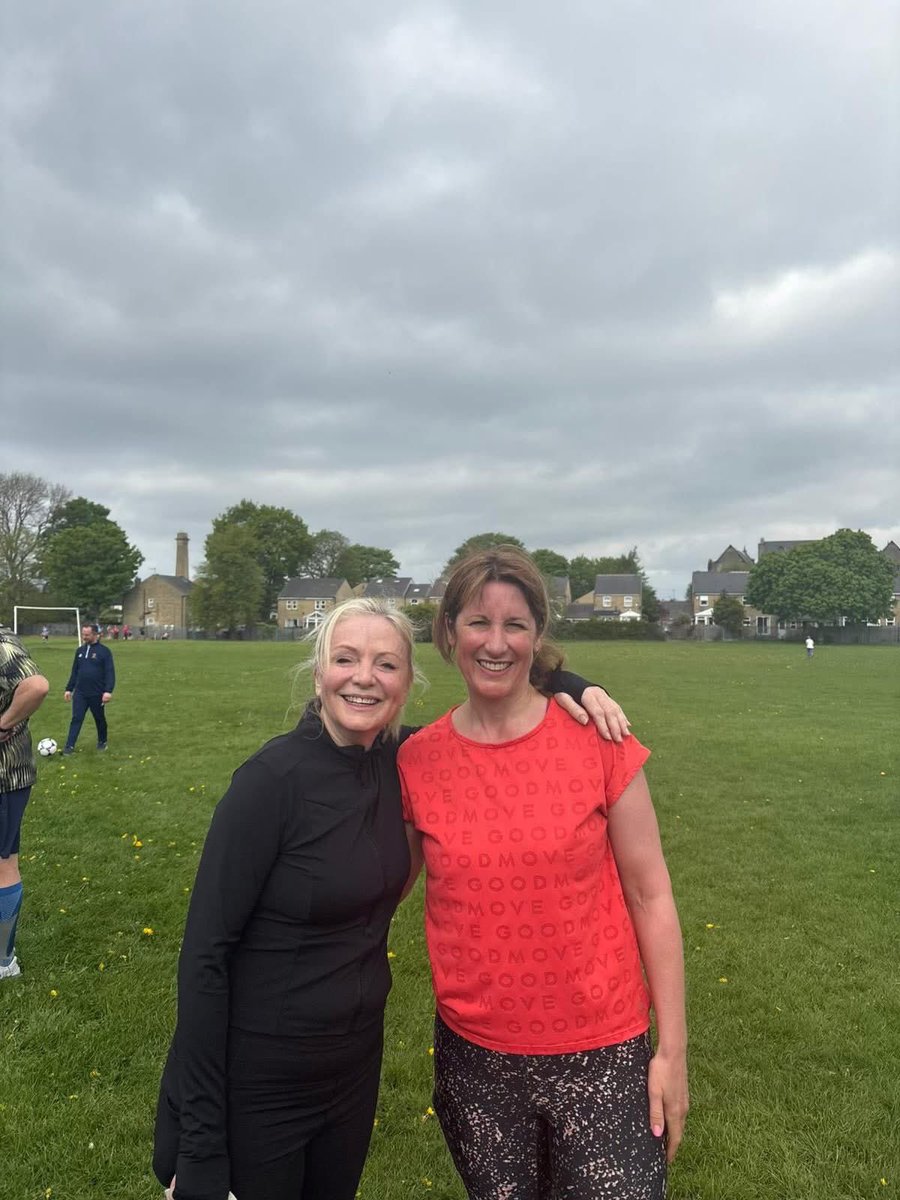 Today saw Rachel from accounts participating in  'The Bramley Fun Run' alongside Tracy Brabin. 

Unfortunately at approximately the half way mark, Rachel lost count of how many laps she had completed, U-turned and was disqualified for cheating. She immediately blamed the