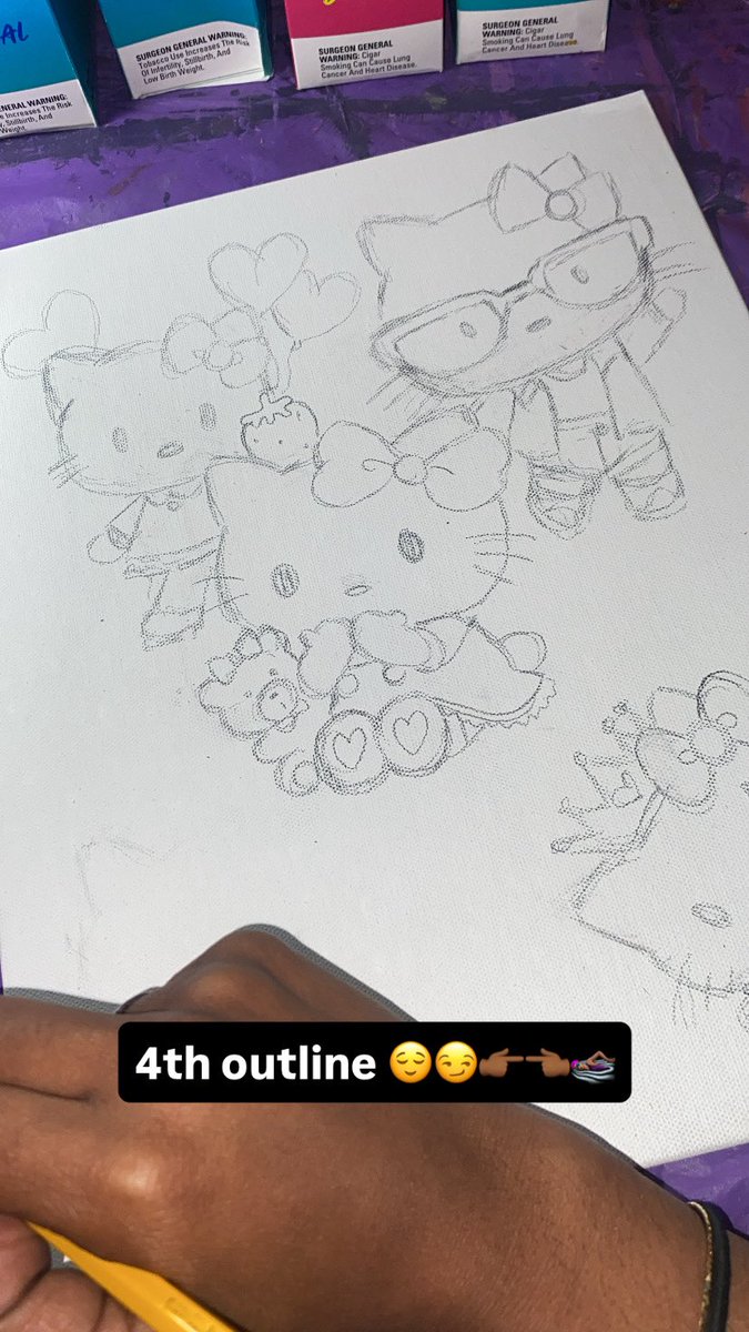92sturdy's tweet image. 4th outline 😌😏👉🏾👈🏾🏊🏽‍♀️ #artist #working #outline #creating #painting