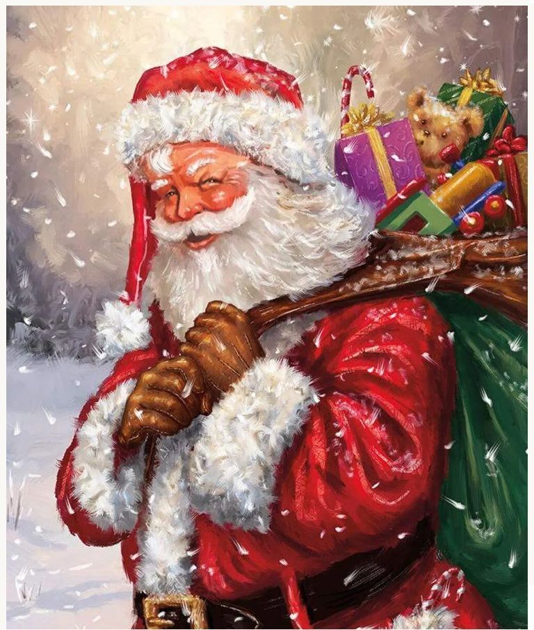 howarths63's tweet image. The #Santa Bag Panel features #Santa Claus carrying a large sack overflowing with #gifts and #toys. With a #twinkle in his eye, he exudes #warmth and #holiday cheer, perfectly capturing the magic of the #festive season.  buff.ly/RVK5G4H