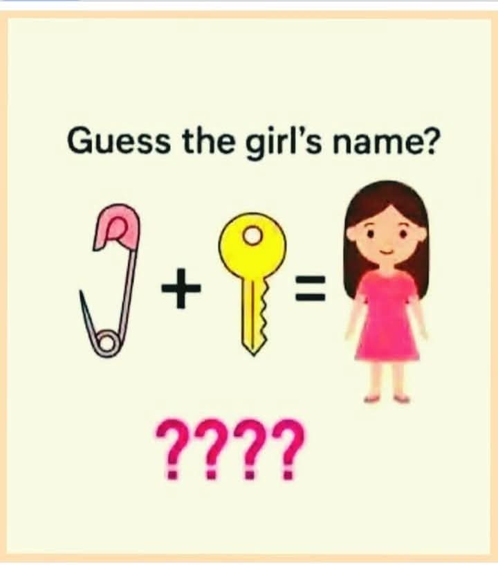 Jassmini2's tweet image. Guess the girls name?
#quiz #QuizTime #fun #nobelquiz #fblifestyles #brainteaser