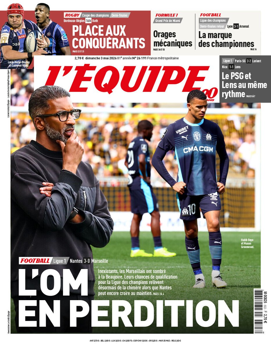 L'Équipe tweet media