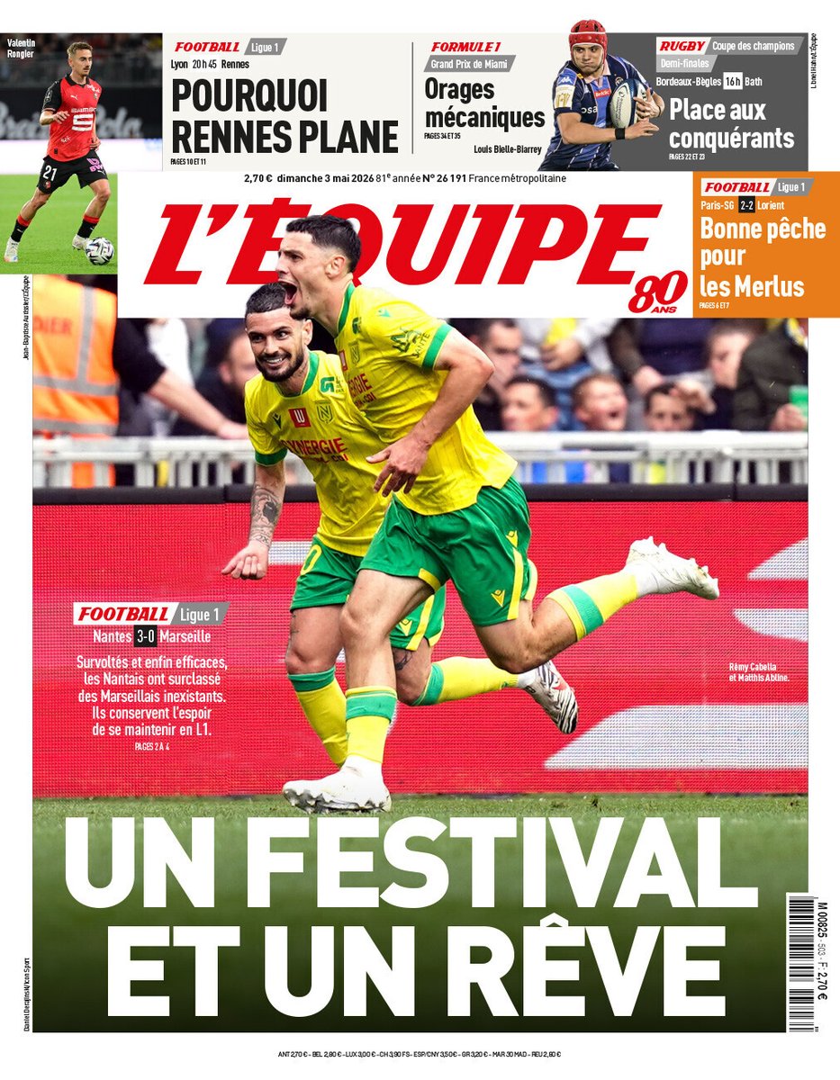 L'Équipe tweet media