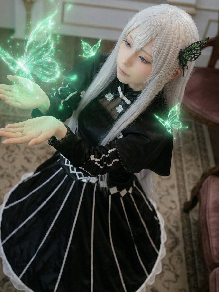 ema20cosplay's tweet image. おはよう🍀✨

キミにとっての1日が

とても素敵になるように

今日もボクは願っているよ

#リゼロ　#エキドナ