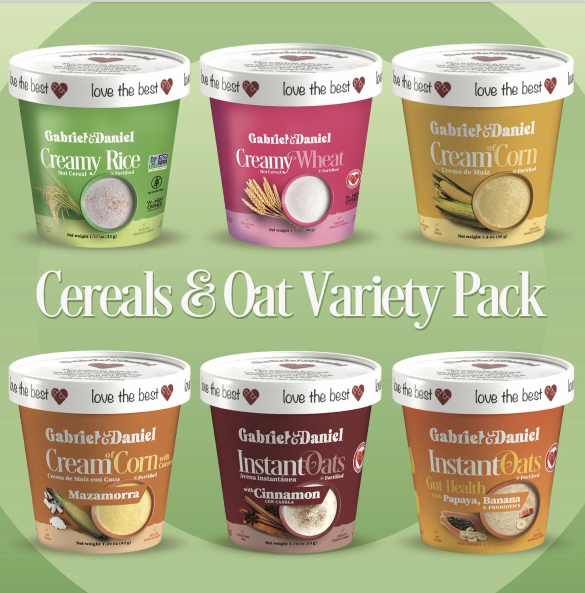 GandD_oatmeal's tweet image. Did you know? Our foods have certified Gluten-Free and NON-GMO certifications. We're committed to giving your family the healthiest options. Your well-being is our priority! #HealthyFood #HealthyEating gabrielanddaniel.com