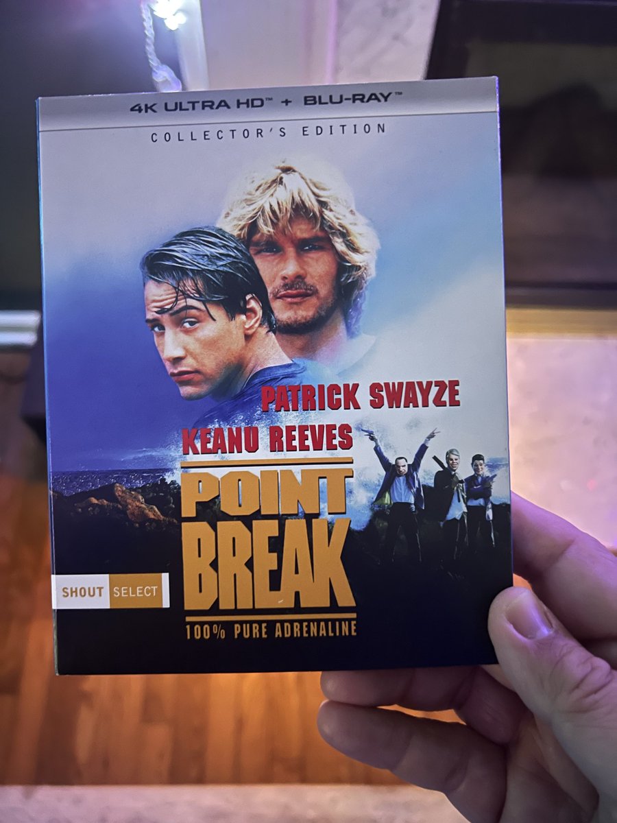 BrianRummel4's tweet image. Tonight’s Entertainment! #pointbreak #PhysicalMedia #4KUltraHD #shoutselect