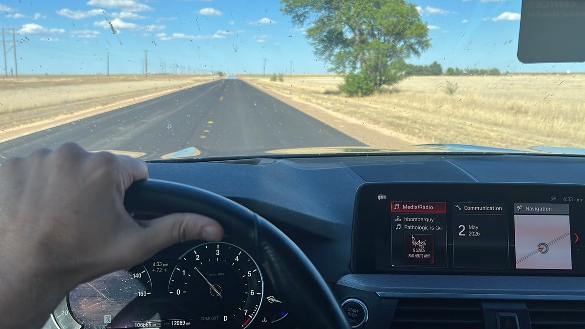 AlexanderDHall's tweet photo. Whenever I trek across the country, it is tradition to listen to @Hbomberguy ‘s deep dive on a favorite, fascinating game that I’ve consumed more content about than actually played. Greetings from Oklahoma https://t.co/wgdt2xW5BX
