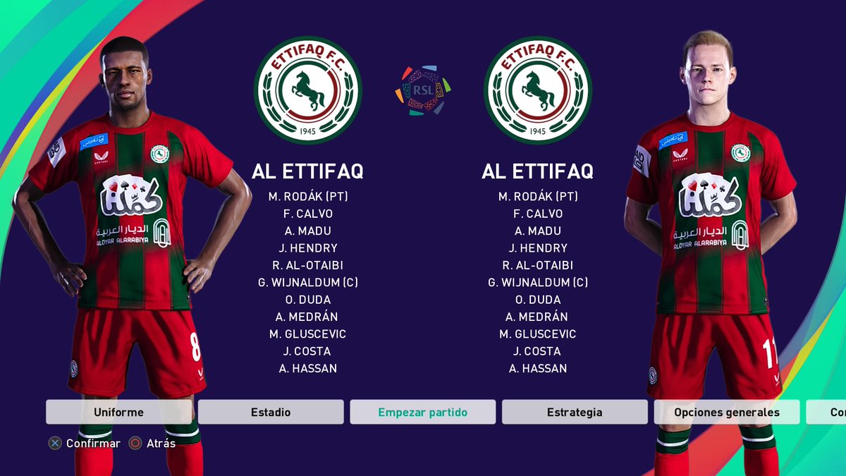 EFPESEDIT's tweet photo. Al ETTIFAQ terminado! 🇸🇦🔝🔜 Saudi pro League 2026 kits @EditemosPES 👇🔥 https://t.co/QZqHVeBqaz