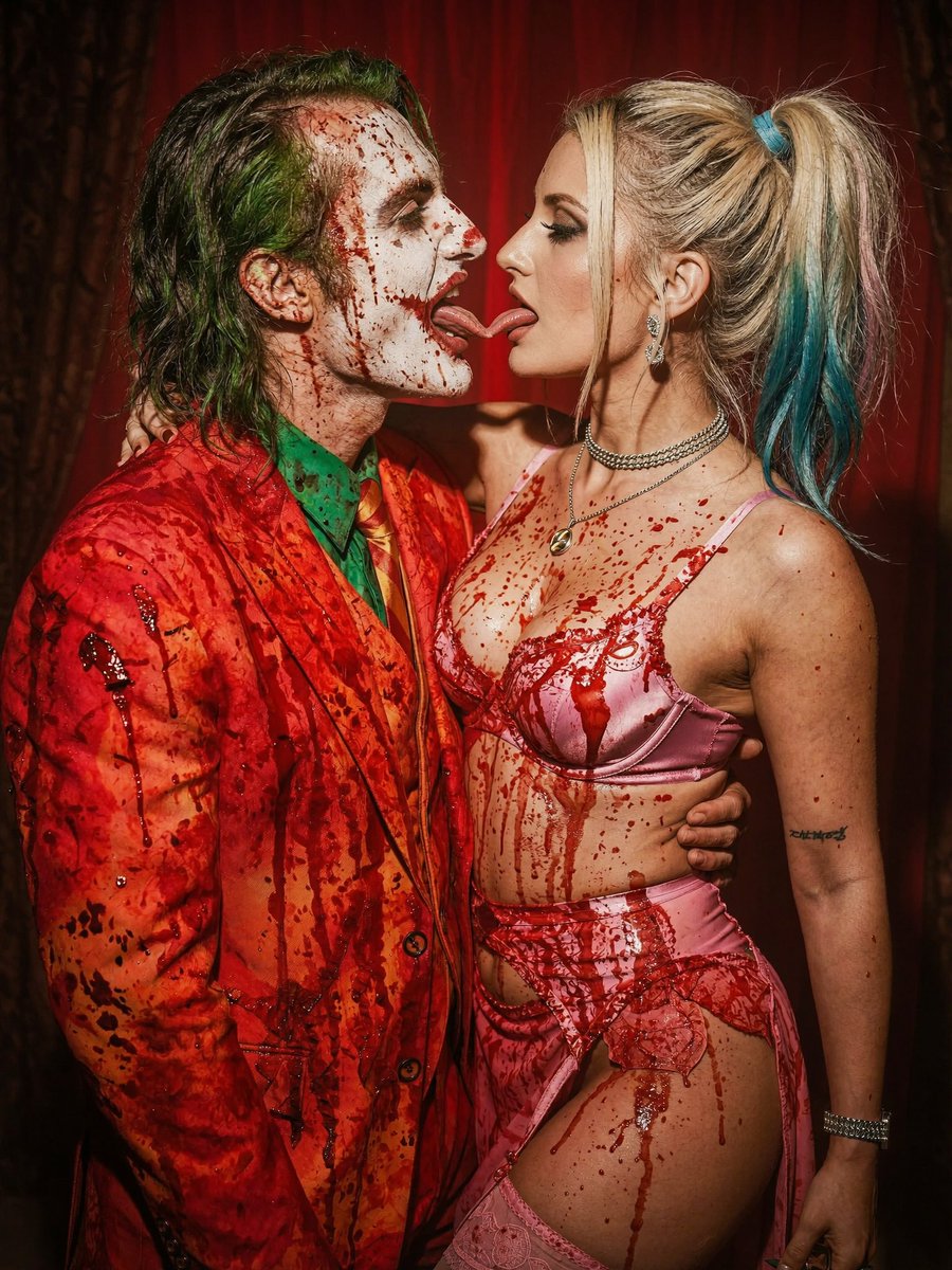 dirtydiamondss_'s tweet image. It can't get any hotter for our Joker and Harley Quinn 💎 #Cosplay @saishavira 
#Joker #HarleyQuinn #DC #Marvel #Ironman
