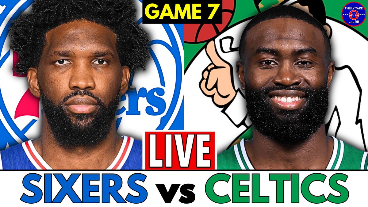 RBPhillyTake's tweet image. Well… it all comes down to this. Can the Sixers win Game 7 vs the Celtics &amp;amp; complete the 3-1 comeback? 🤔🔥

Tune in live with me for Pregame, Live Game, &amp;amp; Postgame coverage (link below) ⬇️

LET’S GO!

#76ers #Sixers #Celtics #NBA 🔵🔴
