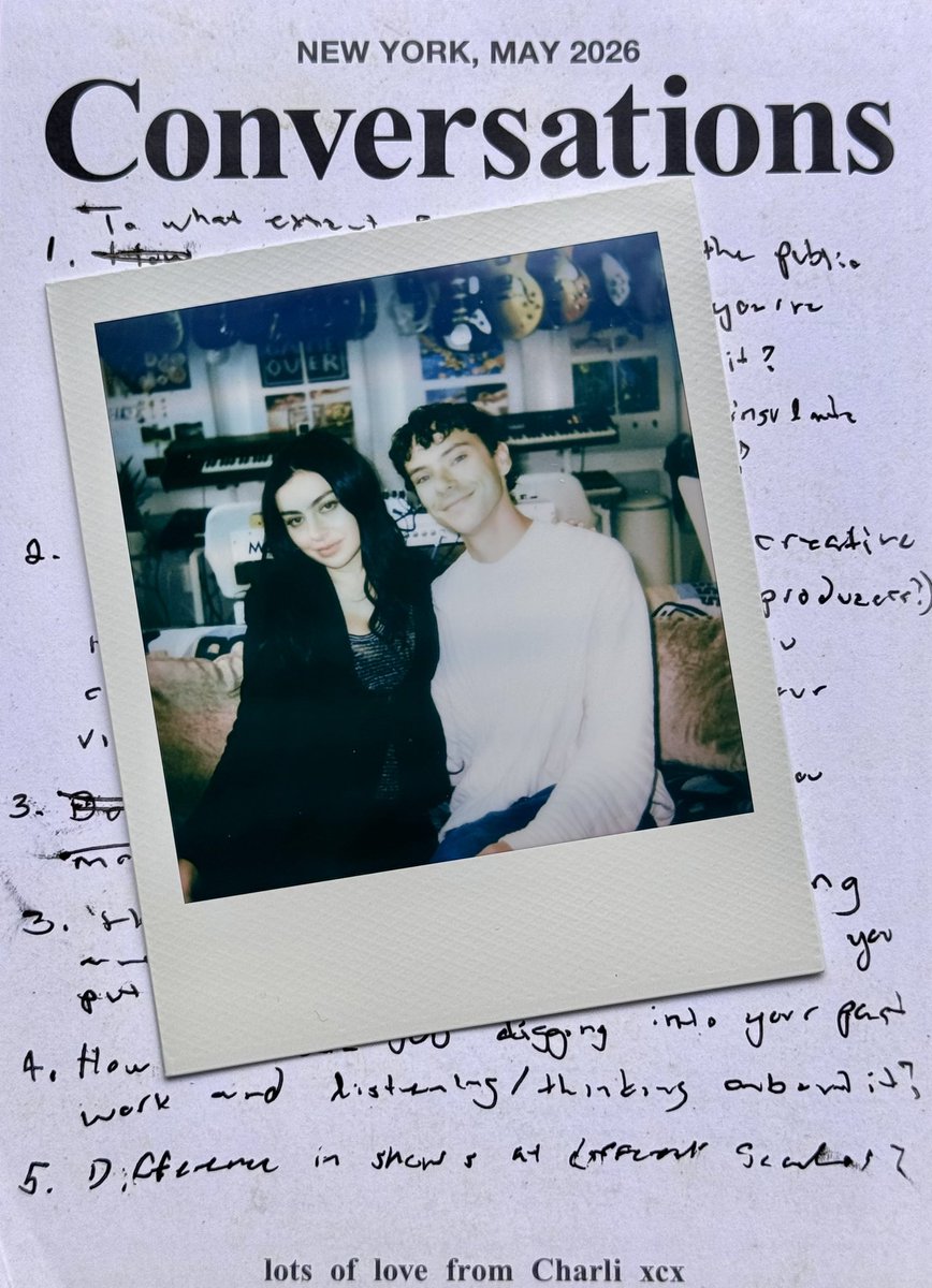 So…. Conversations were had. <a href="/charli_xcx/">Charli</a> ILY + TYSM 🖤