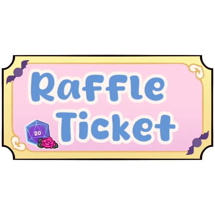 HoneyBatVT's tweet image. I just received D&amp;amp;D Raffle Tickets from psychmikee via Throne. Thank you! throne.com/princesshoneyb… #Wishlist #throne