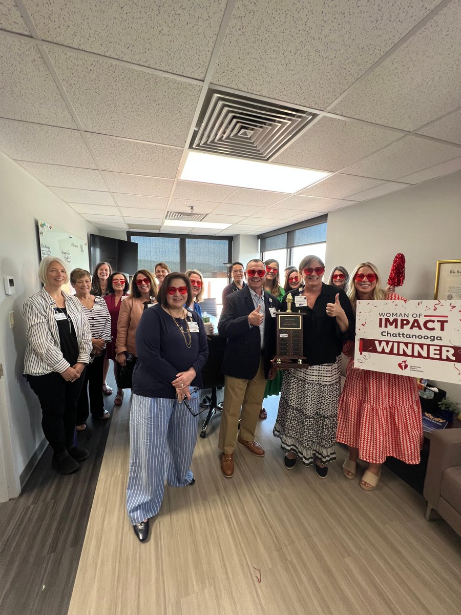 AHATennessee's tweet image. Our Chattanooga Woman of Impact nominees raised more than $130,000 for lifesaving research and community programs. We are grateful for every nominee who led with heart.
#WomanofImpact #GoRedforWomen #Chattanooga
