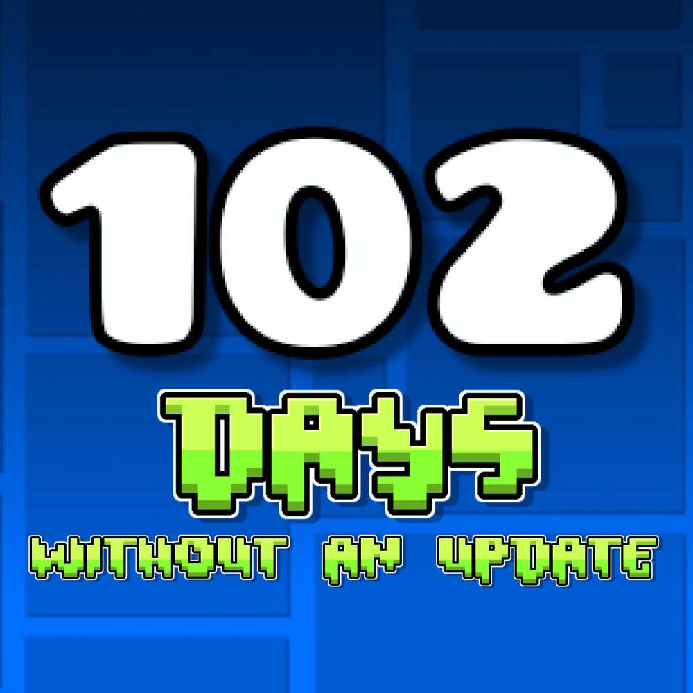 Days without a Geometry Dash Update tweet media