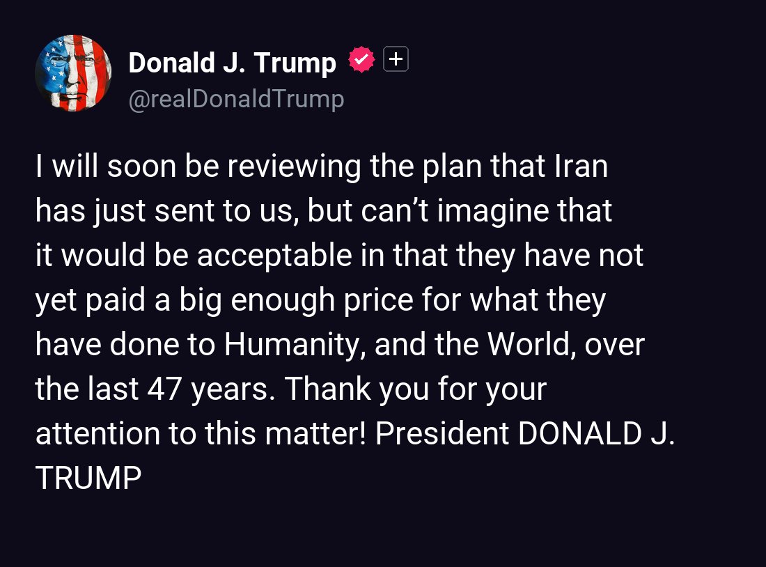 Commentary Donald J Trump Truth Social Posts On X tweet media