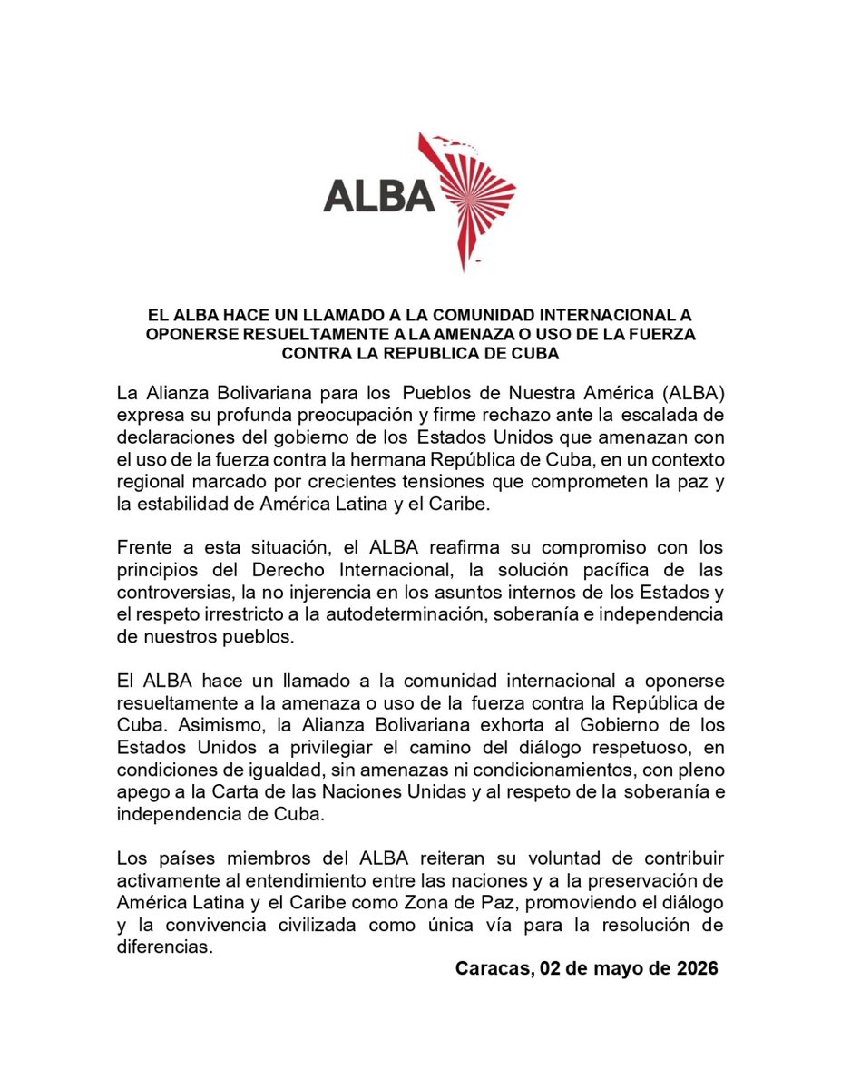 ALBA tweet media