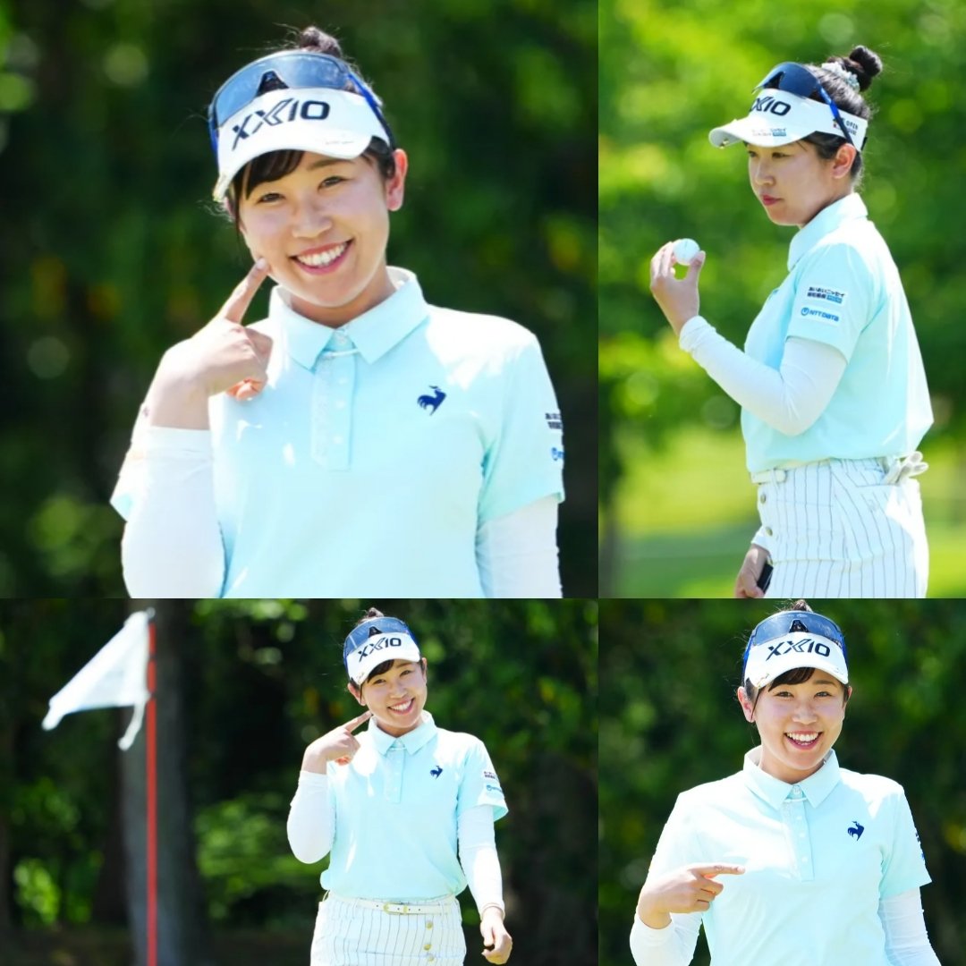 shiratori_maria's tweet image. ❤️⛳『NTTドコモビジネスレディス』浜野GC（千葉）6704yd（パー72）賞金総額1億2000万円(優勝賞金2160万円)
～2日目～
1／－12／菅沼菜々
2T／－10／天本ハルカ、平塚新夢
4T／－9／永井花奈
#ゴルフ
ゴルフ応援ソング♪『プロゴルファー花伝説』🎤JOYSOUND配信
#白鳥まりあ