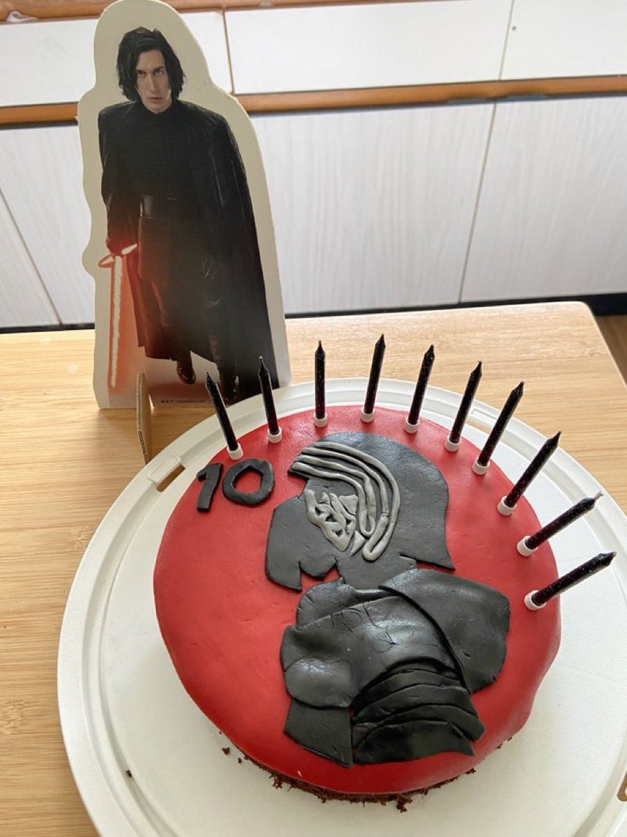 Getting ready for my daughter’s 14th birthday tomorrow - I miss her Kylo Ren / Adam Driver phase 🥹