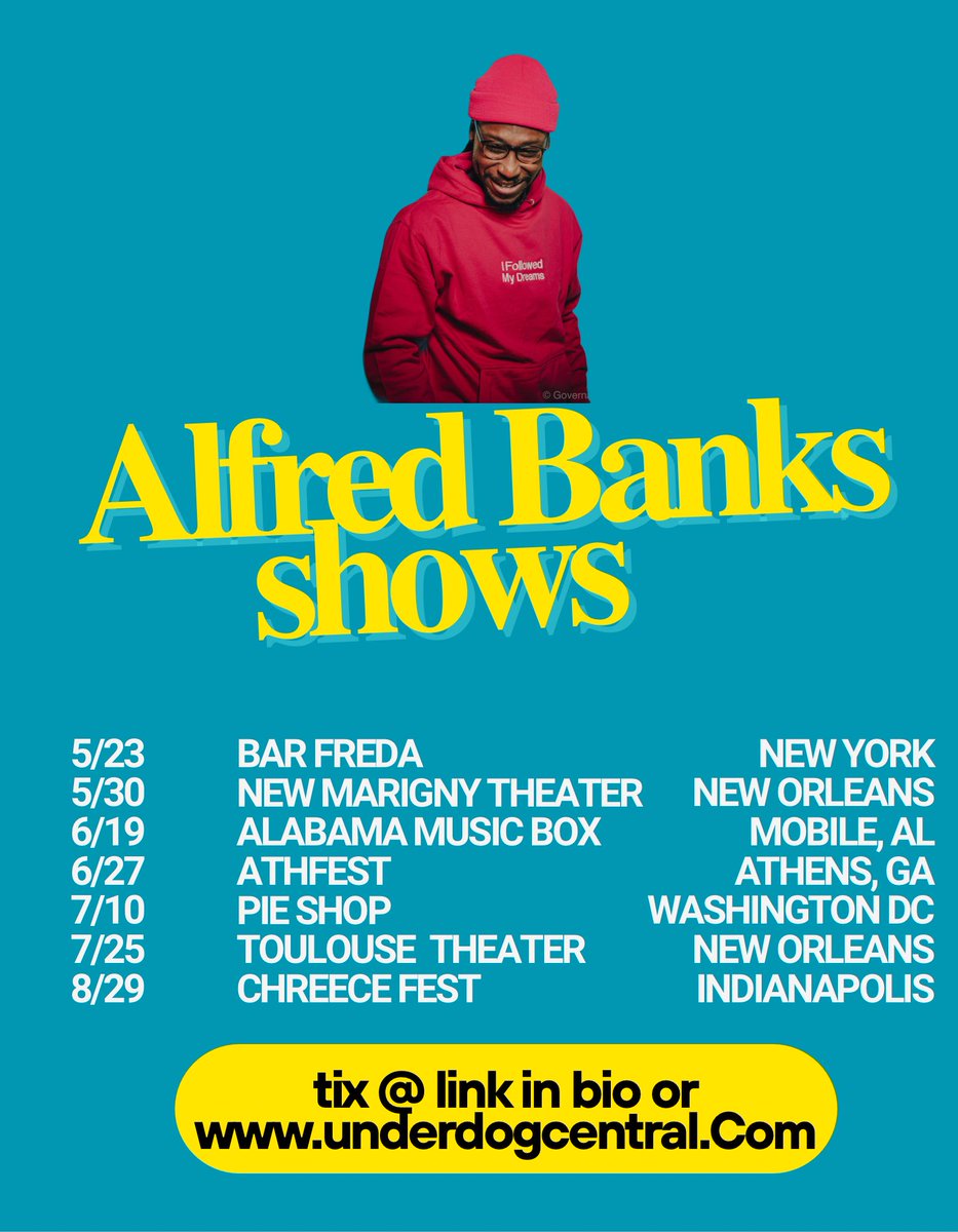 UnderDogCentral's tweet photo. 2-0-2-6…A few festivals, East coast love, my July bday show and moreeeee ❤️

Come see me live on stage in a city near you 🙌🏾

tickets: https://t.co/Woh07tVtwL

#hiphop #tour #music #rapper https://t.co/jzvy3jqqCH