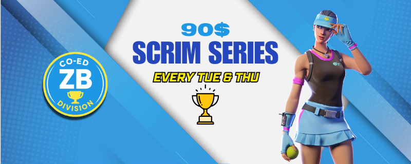 coed_zbd's tweet photo. ZBD Scrim Series is on its way! 🔥

• $90 prize pool (Top 4 paid)
• Coed (1 girl + 1 guy per team)
• Individual leaderboard
• 3 weeks, 6 scrims
• 24 games → best 8 count
• 2 sessions/week (Tue + Thu)
• Rotating modes weekly

Tag your coed duo 👇 https://t.co/VwWvxTrXRq