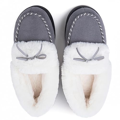 I just received Women's Faux Fur Lined Micro Suede Grey Moccasin Slippers from Shadowcapnchaos via Throne. Thank you! throne.com/sakuratsubasa #Wishlist #throne