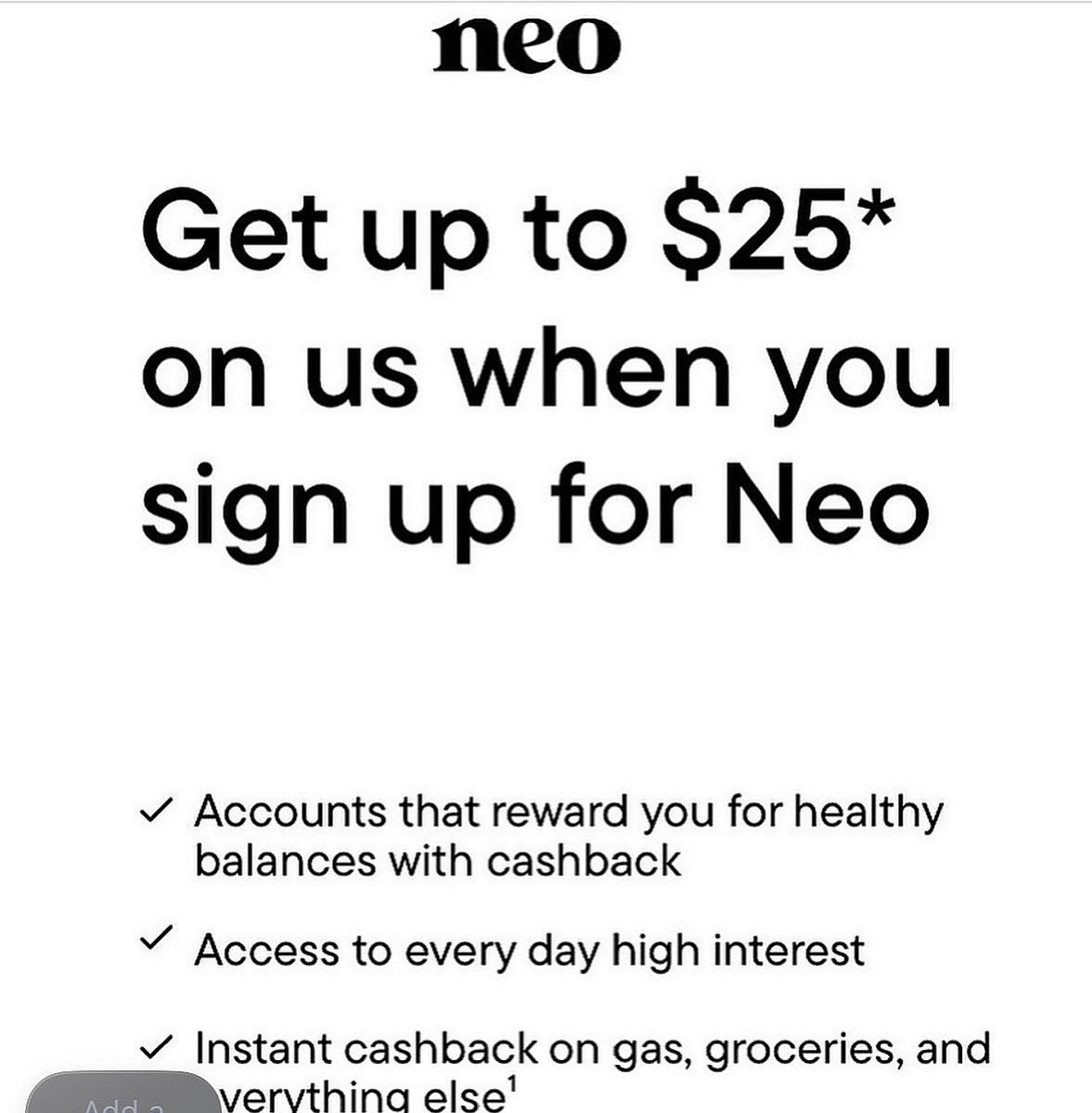 AnnefromOntario's tweet image. Canadians, Get 35$ sign up bonus for joining Neo, enter code P4B3X5M9 under promo (10$ for Neo money + 25$ for Neo credit card)

neo.cc/refer/P4B3X5M9

Only takes 5 mins

#Bluejays #Jays   #Toronto  #Gohabsgo           #WETHENORTH                  #Canada #BlueJays50