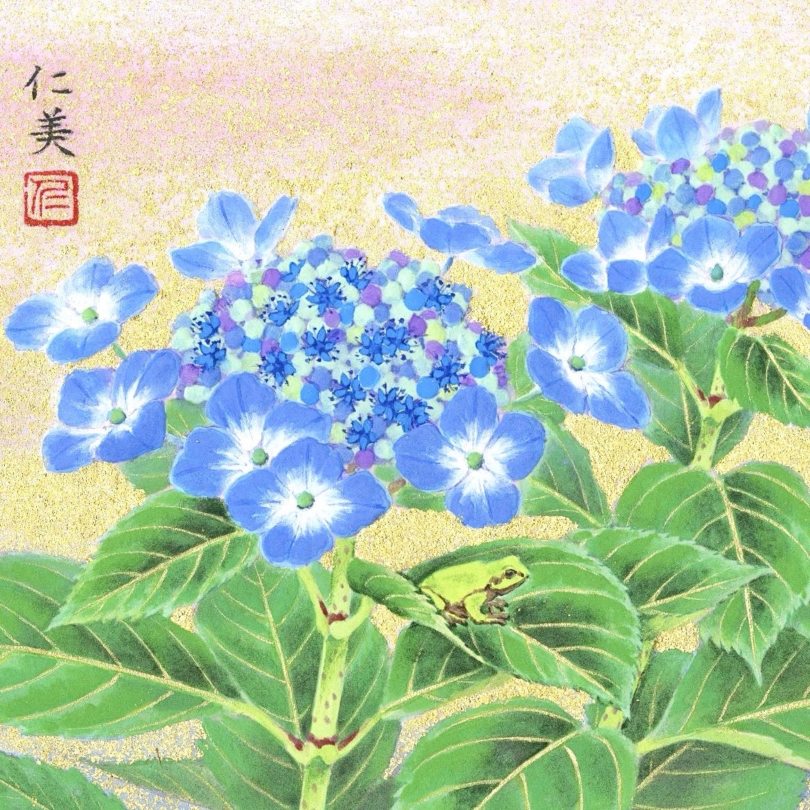 田村仁美（日本画） tweet media