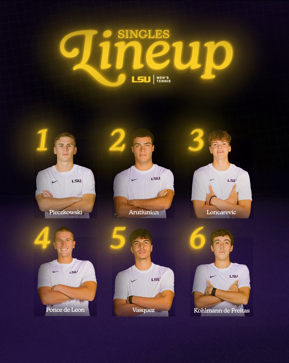 LSU Men's Tennis tweet media