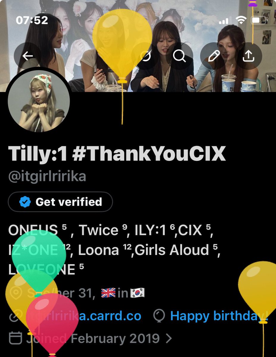 Tilly:1 #ThankYouCIX tweet media
