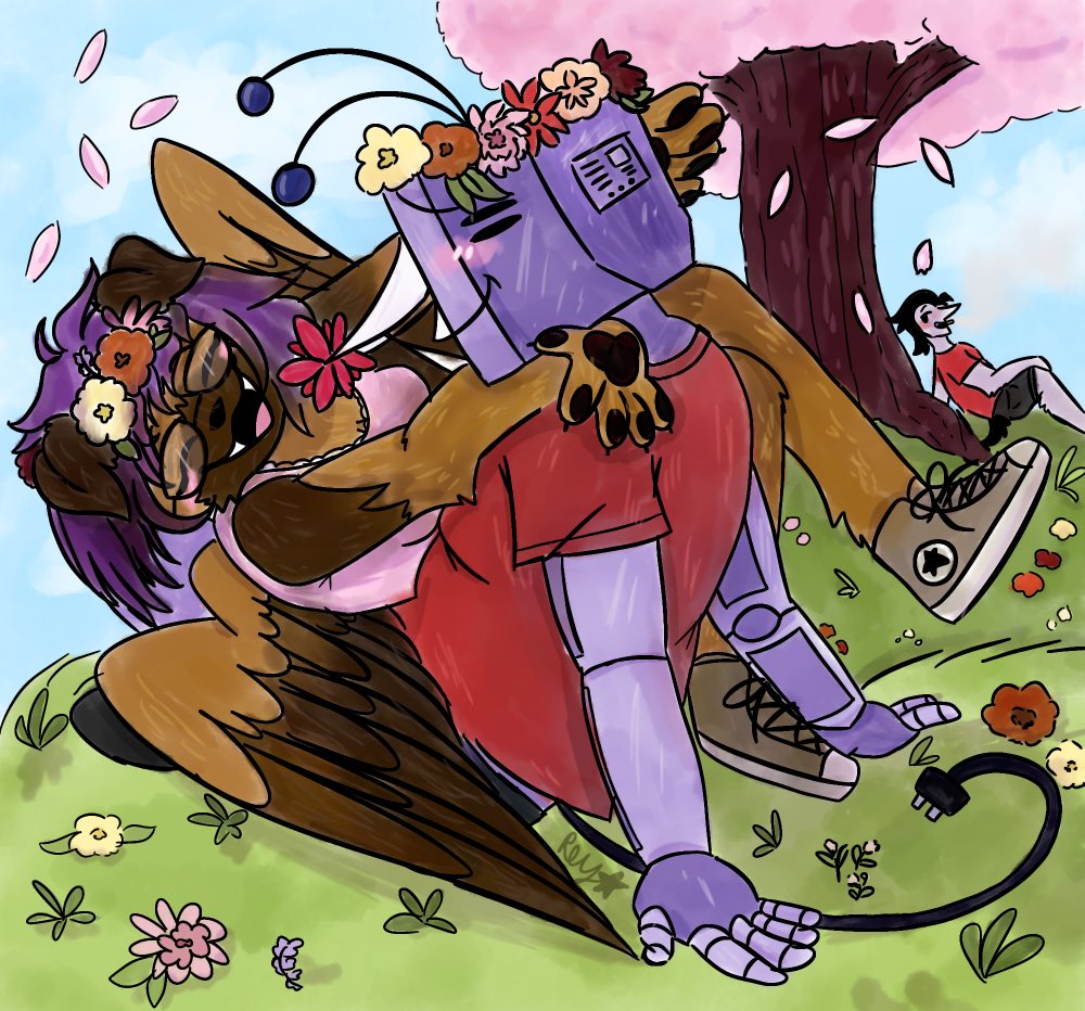 tennaluvr4ever's tweet image. wanted to share my fav art work of me and tenna that I made back in January :3 I traced over a base but made it me and tenna instead hehe! #tenna #yumeship