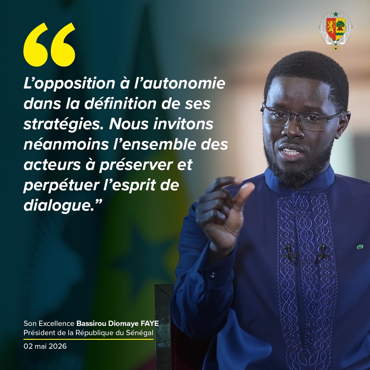 Présidence Sénégal tweet media