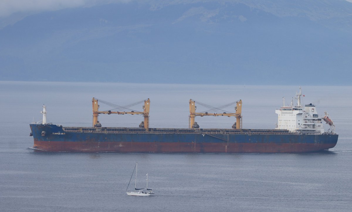 ScotlandDX's tweet image. Clipper Iris passing Gourock today outbound from Glasgow for Liverpool #shipping
