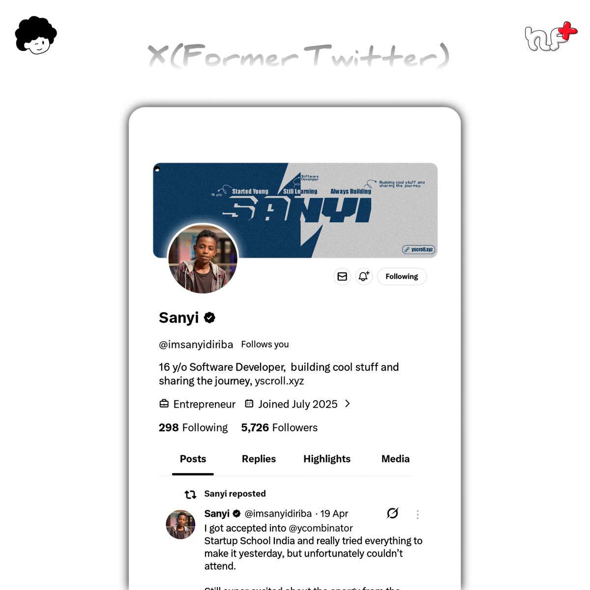KiyaplusX's tweet photo. Today's X(Former Twitter) Banner @imsanyidiriba

| Telegram | X(Former Twitter) | LinkedIn | Instagram | https://t.co/m0OyxqO1Rg