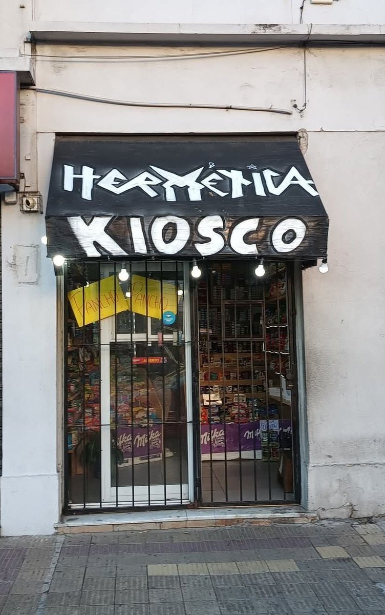 Kiosco en escalada. Este kiosco tiene aguante