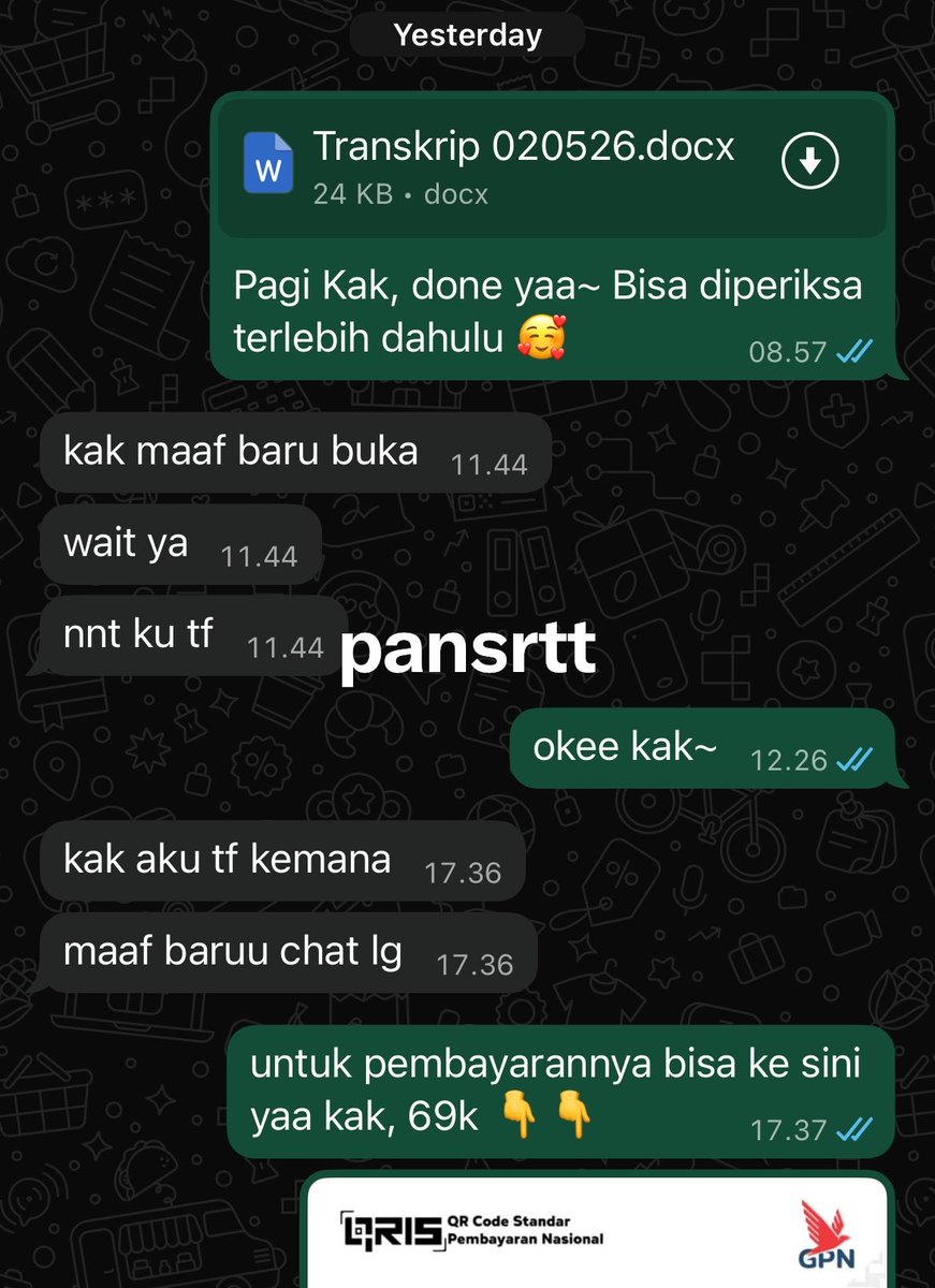 Pan Transkrip tweet media