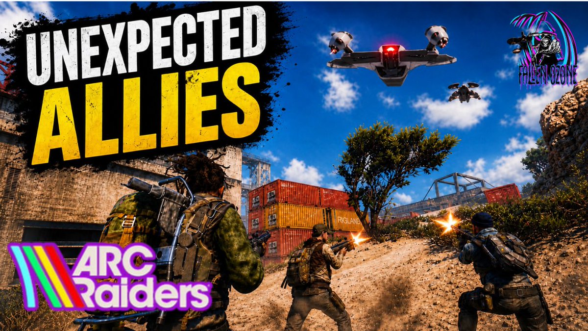 FallenOzone_TTV's tweet photo. 🔴 NEW VIDEO! 🎮
Random Side quest With Random Raiders 🎮 #arcraiders #riventides #goop #gaming #xbox #youtube 
🔴 https://t.co/ZFzfu7ltiC https://t.co/o4DkGhEUX3