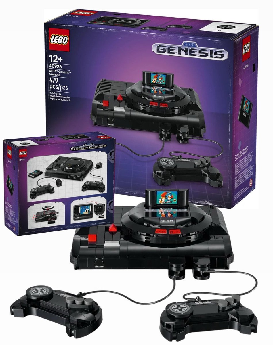 FunkoPOPsNews's tweet image. Better look at the new LEGO SEGA Genesis set! Including box glams ~

#LEGO #SEGA #FunkoPOPNews