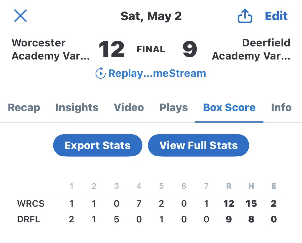 Worcester Baseball tweet media