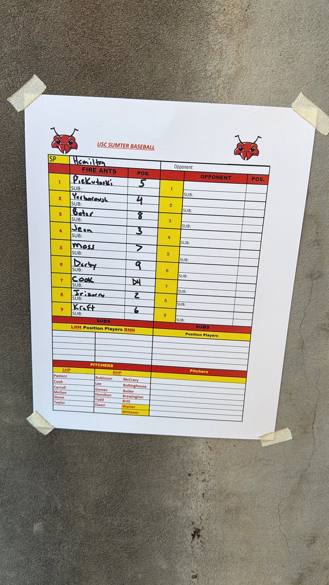 USC Sumter Baseball tweet media