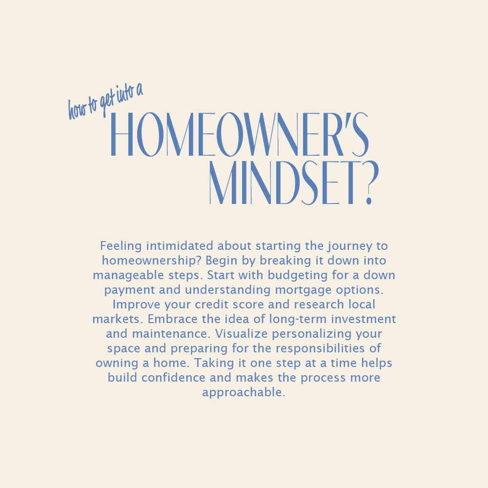 moore050811's tweet image. Buying a house is more than a financial decision—it’s a mindset shift. Let’s get you ready!  #Homeowner