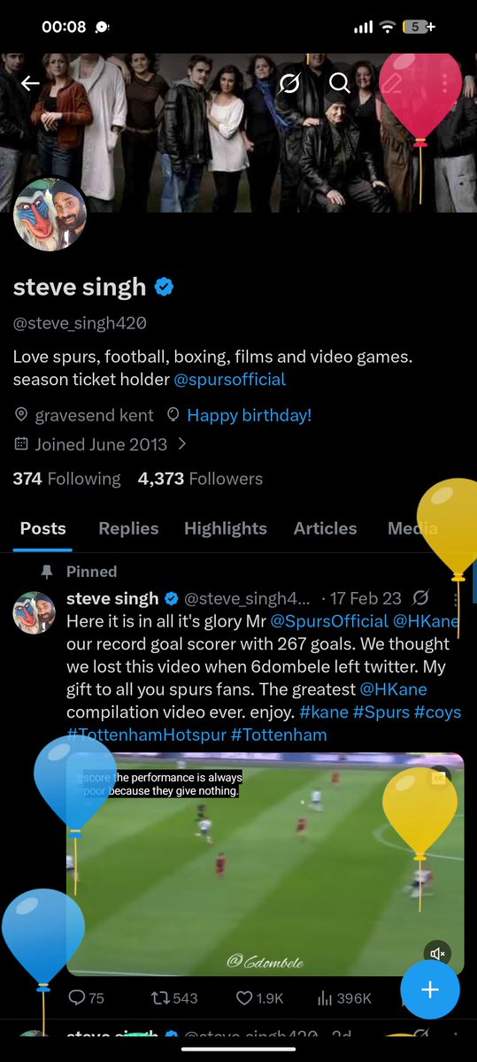 steve_singh420's tweet image. Happy 🎈 day to me! #coys #spurs #thfc