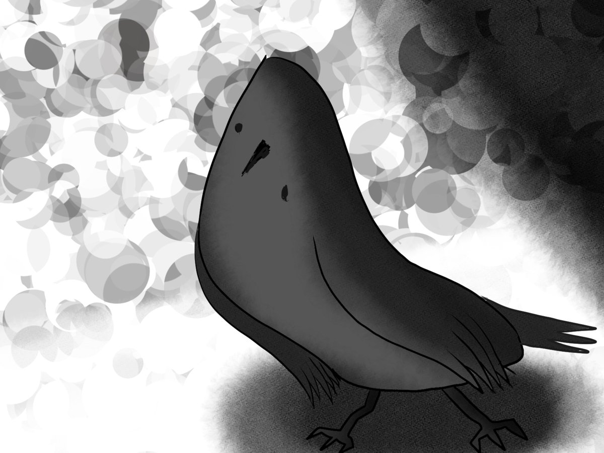 CorvusDotEXE's tweet image. Day 25 of drawing badass crows everyday until I'm at a professional level.

Beware of his presence! This is Jimokrakk. 
This condescending menace has the power to ERASE anyone he thinks of just by standing straight.
He also suffers from scoliosis.

#RowOfCrow #Digitalart #vtuber