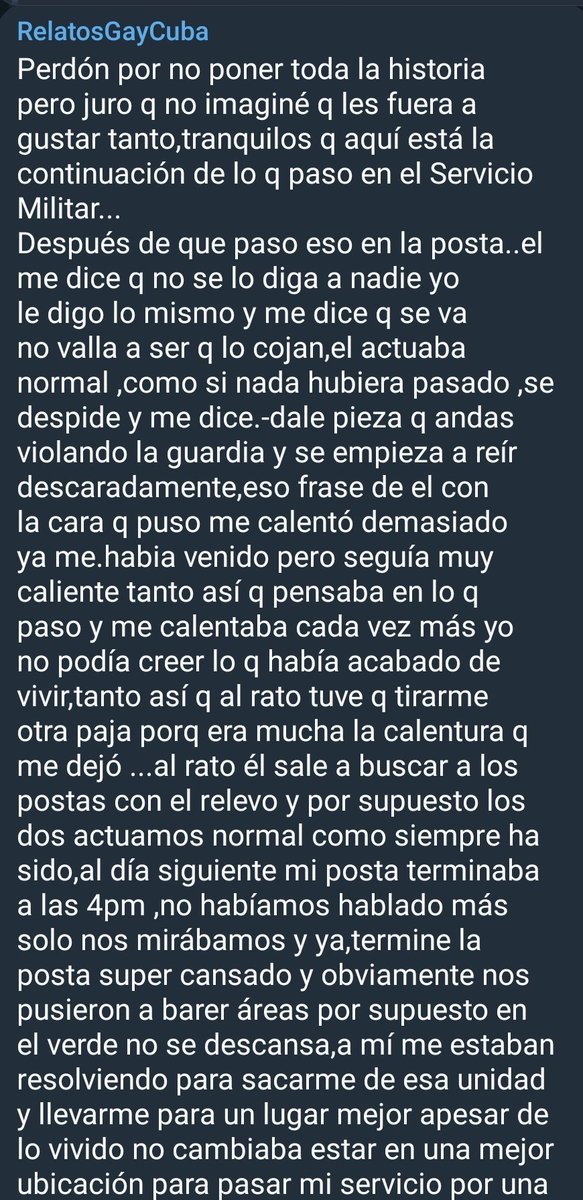 Relatos Gay Cuba tweet media