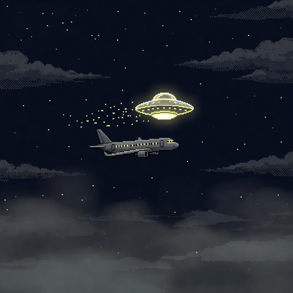 ufocryptocoin's tweet image. Pilot spots glowing object in Pensacola skies

December 31 1970 a commercial pilot encountered a disc shaped UFO trailing his plane at 10000 feet 🛸

The object vanished abruptly with no explanation from officials

This real sighting adds to global UFO mysteries #ufo #uap