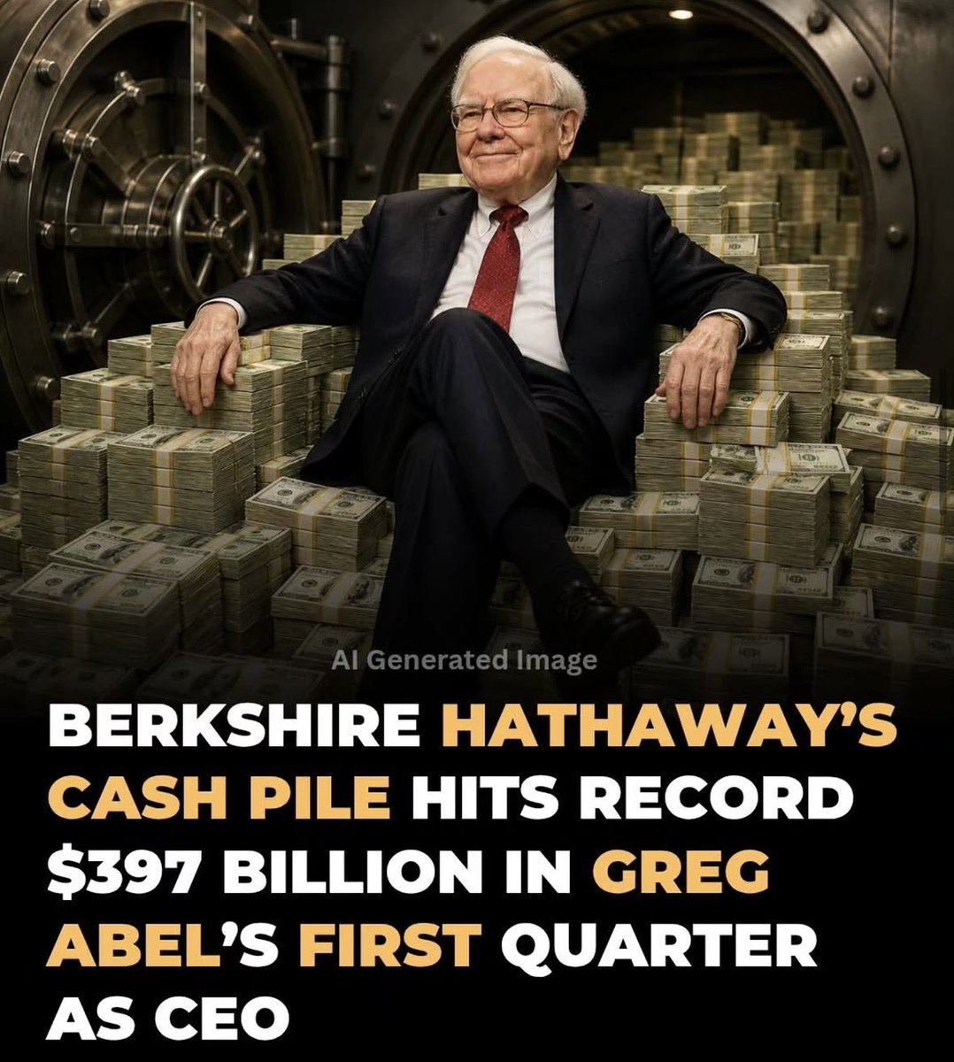 casnehatibrewal's tweet image. Berkshire said it sold $24.09 billion in equity securities in the quarter, while it bought $15.94 billion. Apple (AAPL), American Express (AXP), Bank of America (BAC), Coca-Cola (KO) and Chevron (CVX) remained its largest holdings.
#warrenbuffet #berkshirehathaway #buffet